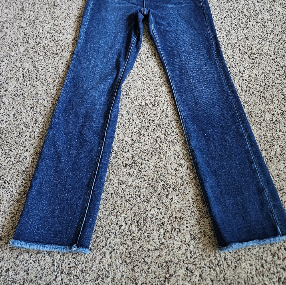 VERVET BY FLYING MONKEY Blue Ankle & Cropped Jeans